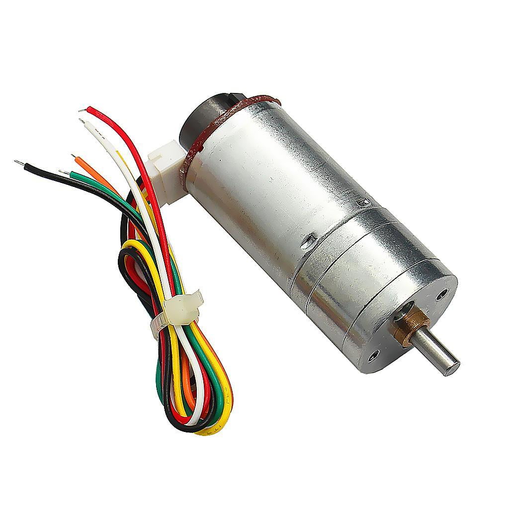 DC12V 915RMP Reducer Gear Motor With Magnetic Coded Disc Encoder Tachomotor