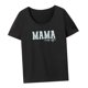 thumbnail image 3 of Camiseta de mamá para mujer, camisetas de verano, ropa de calle clásica para mamá, camiseta básica con cuello redondo SG, 3 of 8
