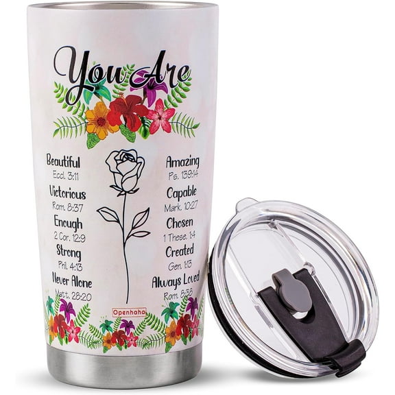 Christian Gifts for Women. Spiritual Gifts, Inspirational Religious Gift for Women. Birthday Gifts for Women. Christmas, Mother''s Day Gifts for Mom Grandma. Stainless Steel 20 oz Mug Tumbler