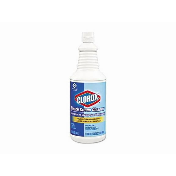 CloroxPro™ Clorox® Bleach Cream Cleanser, 32 Ounces, Pack of 8 (Package May Vary) (30613)