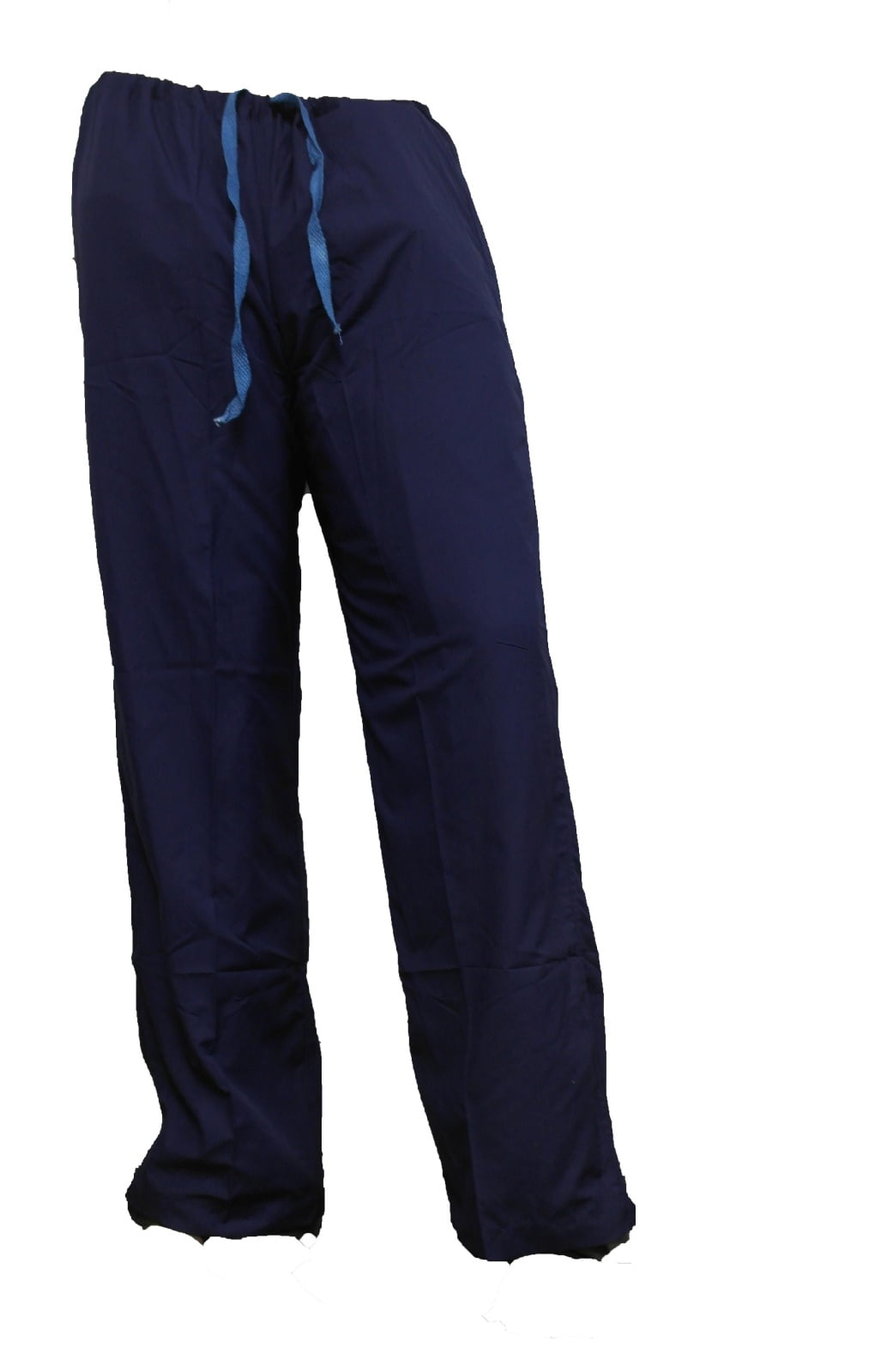 Men's Surgical Scrubs Pants, Light Blue/Navy Blue Surgeon Nurse