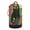 A Black Cat In A Flower Garden, variant on Large Capacity Drawstring Laundry Backpack Portable Dirty Clothes Hamper Dalmatian Dog in Red Background