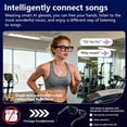 thumbnail image 6 of 2025 AI Smart Glasses feature 8GB large memory and 8MP camera. Supporting 100+ language translation, wireless calls and music, the dual-lens set is a great Halloween and Christmas gift., 6 of 8