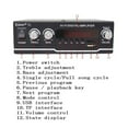 thumbnail image 4 of 800W HIFI Bluetooth Amplifier Digital Home/Car Power Amplificador Stereo Subwoofer Music Player With Remote Control ,Small Footprint, 4 of 6