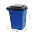 thumbnail image 3 of 1 Set Kids Early Teaching Tool Sorting Garbage Can Toy Small Trash Can, 3 of 9