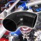 thumbnail image 2 of 1 Juego de manguera de silicona para motor. codo de 90 grados. ID. 89mm. 3.5 ". color negro. para tubería de entrada de Intercooler de coche con 2 uds de abrazaderas, 2 of 6
