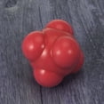 thumbnail image 4 of CTIRCHIU 1Pack Red Six-Sided Silicone Reaction Ball for Baseball Training Equipment 2.3Inch, 4 of 7