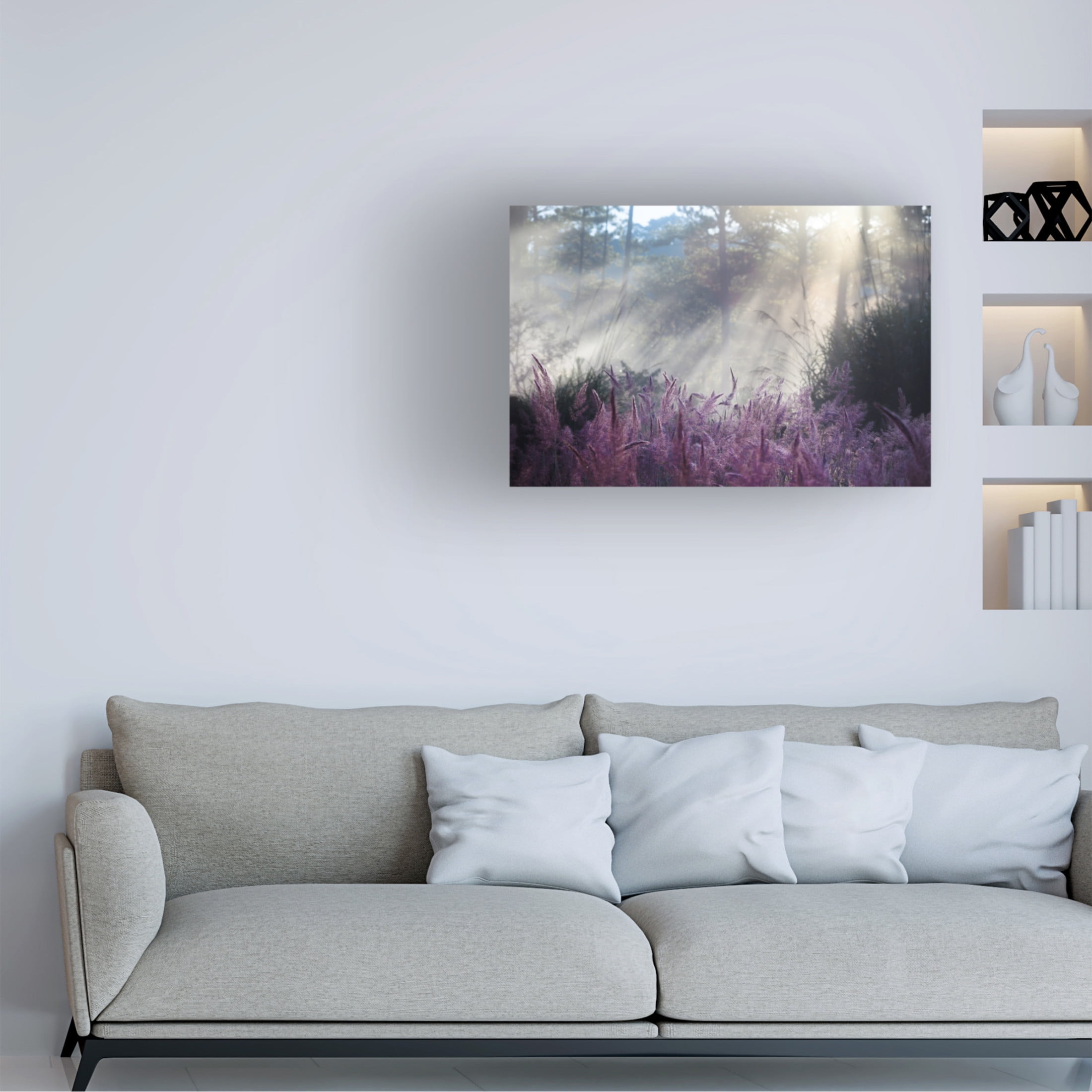 Canvas Wall Art - Nguy?n Thanh Tung 'Spring' Wall Art for Living Room, Bedroom, or Office D?cor by Trademark Fine Art - 19 x 12 Inches