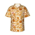 thumbnail image 1 of Fotbe Various Bread Camisa Hawaiana para Hombre Unisex – Camisa Casual de Verano con Botones de Manga Corta de Algodón y Lino,XX-Large, 1 of 7