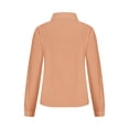 thumbnail image 4 of TKLPEHG Dressy Tops for Women Lapel Button Shirt Fashion Solid Color Casual Lightweight Comfy Long Sleeve T Shirt Loose Fall Tops Blouses Pullover (Beige,M), 4 of 5