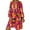 Hot Pink, variant on Ichuanyi Woman Dress Women's Ladies Loose Print Three Quarter Sleeve Mini Dress Summer Dress