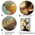 thumbnail image 3 of Designart "Surreal Portrait In The Style Of Salvador Dali" Surrealism Floater Framed Wall Art Prints, 3 of 5