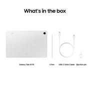 Samsung Galaxy Tab S9 FE 10.9 Widescreen Tablet with S Pen, 128GB, Android 13, Silver