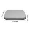 thumbnail image 3 of Slow Rebound Memory Foam Seat Cushion, Non-Slip Chair Pad, Comfortable Desk Cushion for Classroom Office Car 40x40x4cm, 3 of 6
