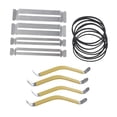 thumbnail image 1 of Separadores de cuerdas, protectores de diapasón, protector de diapasón con bandas de goma, herramienta de guitarra para limpieza, reparaciones, limado, 1 of 8