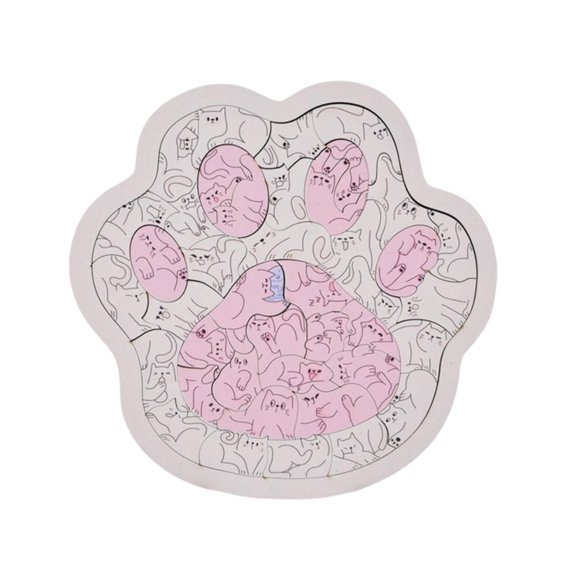 Hearth & Gear Casse-Tête en Bois en Forme de Chat Coloré Casse-Tête en Forme de Chat avec Couleurs Morandi Animal Unique Maison & pour Amoureux Adolescents et Adultes 490 A2play le Plus Difficile 1300 Bonhomme de Neige 33400 Poules 49800 Débat