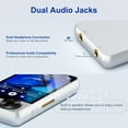 thumbnail image 4 of 128GB MP3 Player with Bluetooth, joliker 2.4" Portable Full Touch Screen Music Player with Speaker and Micro SD Card Slot, MP3 Player with FM Radio,Voice Recording,Earphone,for Kids and Outdoors, 4 of 7
