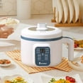 thumbnail image 1 of Elodie Electric Hot Pot ,Dorm Lazy Pot ,Portable, 1.7 L Mini Hotpot Small Rice Cooker for Pasta Ramen Cooking Noodles Rice Travel Without Steamer, 1 of 8