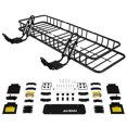 thumbnail image 3 of AVENN Universal 64" x 23" x 6" Cargo Basket Roof Rack with Rooftop Cargo Bag & J-Crossbar Kayak Carrier, 3 of 7
