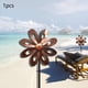 thumbnail image 5 of Inteprter Outdoor Wind Spinner Art Rotating Windmill Lawn Ornaments for Kits de decoración para fiestas oro rojo 22x9.5x68cm, 5 of 6