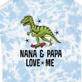thumbnail image 4 of Inktastic Nana and Papa Love Me Dinosaur Grandson Boys Toddler T-Shirt, 4 of 5