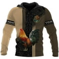 thumbnail image 4 of Personalized Rooster Shirts for Men, Mexican Rooster Shirt, Mexico Rooster Sweatshirt, Mexico Rooster Hoodies for Men (ZipHoodie, M), 4 of 7