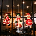 thumbnail image 3 of CNKOO Window Silhouette Light LED Christmas Patterns Integrated Lighted Christmas Window Santa Claus Decoration for Home Use, 3 of 11
