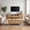 natural wood color, variant on MIYZEAL 2-Piece Walnut Living Room Furniture Set, 39.4" Lift Top Coffee Table & 62.2" Fluted TV Stand, Mid-Century Entertainment Set for TVs up to 70", Living Room
