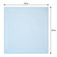 thumbnail image 6 of REGALWOVEN Set of 12 Cloth Napkins, Cotton Washable and Reusable Table Dinner Napkins for Restaurant, Weddings, Events Sky Blue 16x16inch, 6 of 6