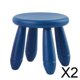 thumbnail image 1 of 2 Taburetes En Miniatura CUTICAT para casa de muñecas Decoración Color Azul oscuro, 1 of 8