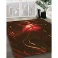 thumbnail image 3 of Ahgly Company Machine Washable Indoor Rectangle Transitional Red Brown Area Rugs, 7' x 10', 3 of 7