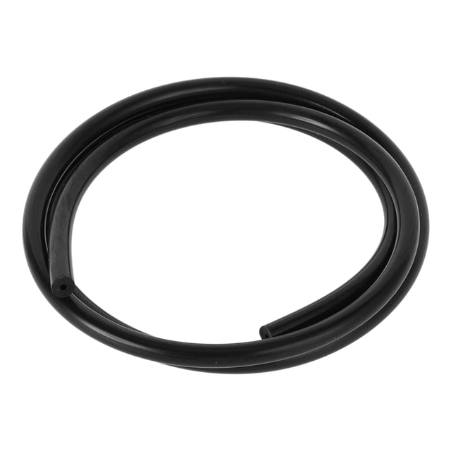 Manguera de Tubo de Vacío de Silicona de Alta Temperatura 3.3FT 1/16" 2mm ID 2.5mm Grosor Línea de Vacío Automotriz Silicona Negra 1pc