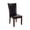 Dark Cherry, variant on Benzara Manhattan I Contemporary Side Chair, White Finish, Set of 2-Color:Dark Cherry