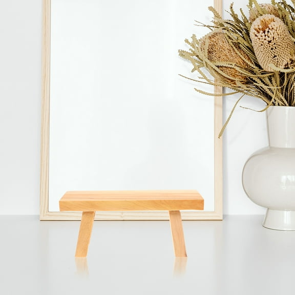 HEANUJJ 1Pack Small Wooden Stool for Home Office Coffee Shop Bar Flower Shop