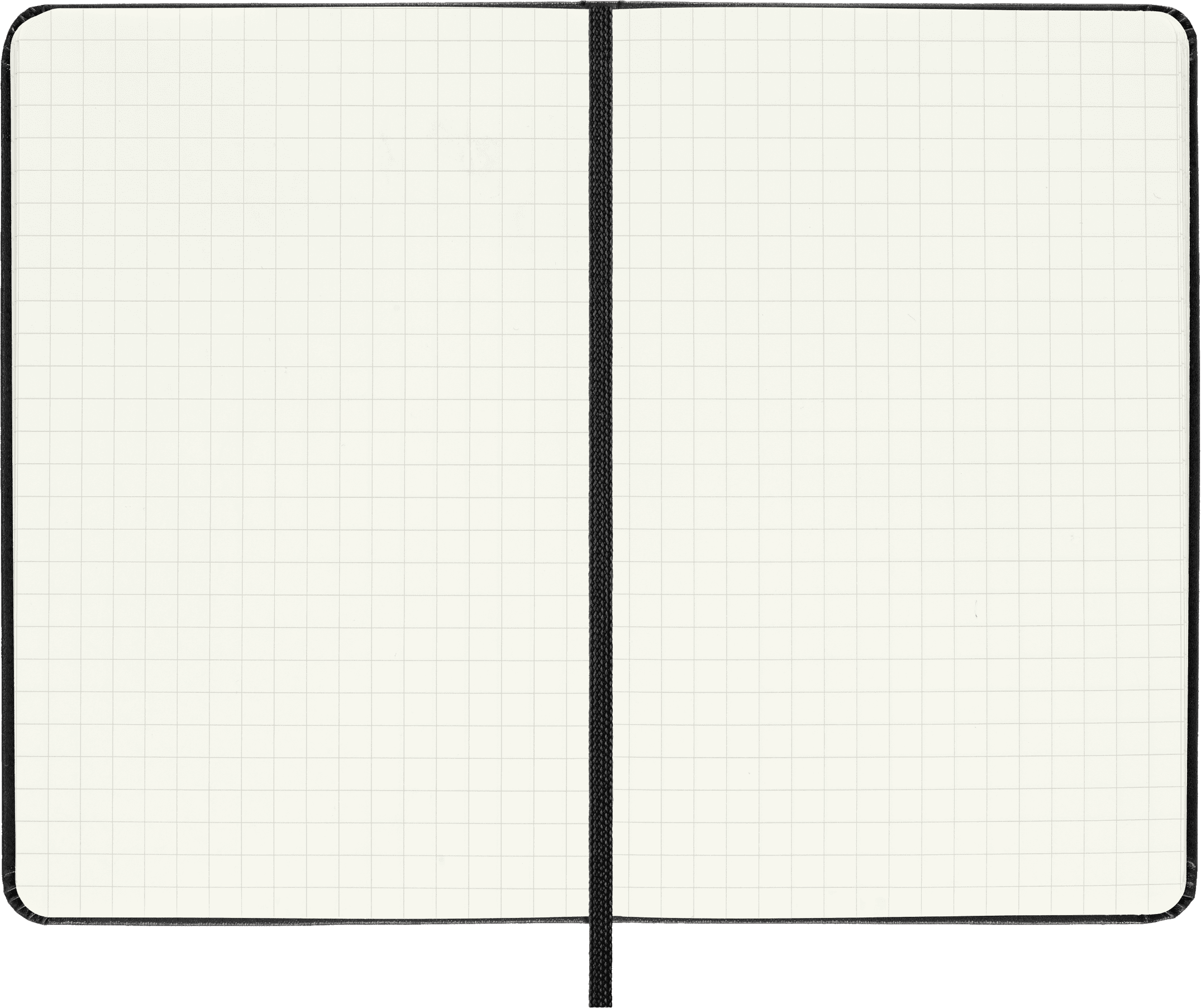 Moleskine Classic Notebook, Hard Cover, Pocket (3.5" x 5.5"), Squared, Black