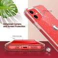 thumbnail image 4 of ULAK iPhone 12 Case, iPhone 12 Pro Case, Anti-Scratch Shockproof Bumper Slim Phone Case for Apple iPhone 12 / 12 Pro, Crystal Clitter, 4 of 11