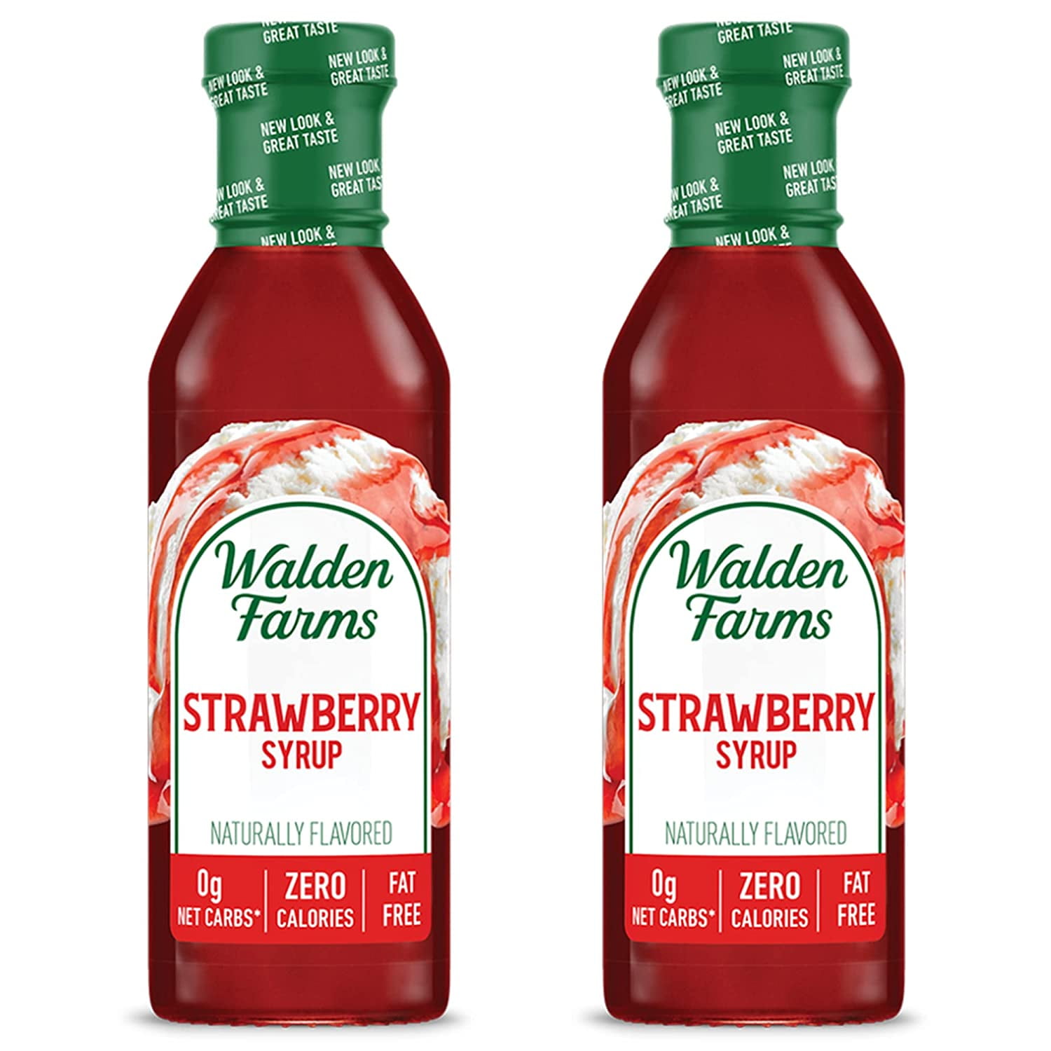 Walden Farms Strawberry Sugar Free Syrup, Kosher, 12 oz. Bottles (Pack