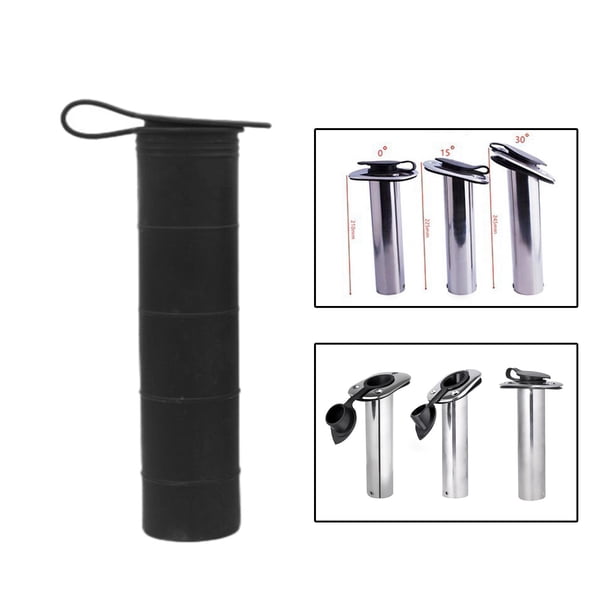 fishing rod holder covers Vleant 8 Pcs Black Silicone Tube Cap Kit Fit for Fishing Rod Pole Rest Rack Insert Protectors Fishing Cart Accessories : Sports & Outdoors clamp is approximately 12 inch long when including the thumb screw head Catch Cover Multi-Flex Rod Holder