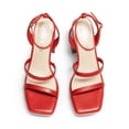 thumbnail image 4 of Sandalia DREAM PAIRS Plataforma con Tacones de 10 cm Rojo, 4 of 5