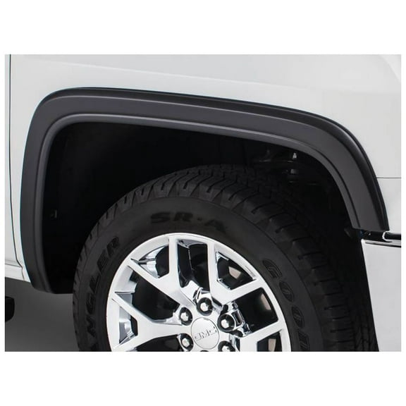 Bushwacker by RealTruck OE Style Factory Front & Rear Fender Flares | 4-Piece Set, Black, Smooth Finish | 40973-02 | Compatible with 2016-2018 GMC Sierra 1500 w/ 5.8' Bed