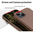 thumbnail image 6 of for iPhone 14 Plus Case, Silicone Shockproof Slim Thin Phone Case for iPhone 14 Plus 6.7 inch （Light Brown）, 6 of 15