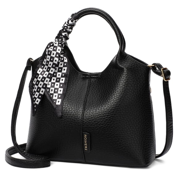 KALUNMA Women's Handbag Vegan Leather Crossbody Shoulder Bag with Adjustable Strap Casual Shopper Purse for Daily Use, Travel and Shopping