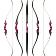 thumbnail image 3 of Black Hunter 60” Original Recurve Bow for Adults American Red Bow Hunting, 3 of 5