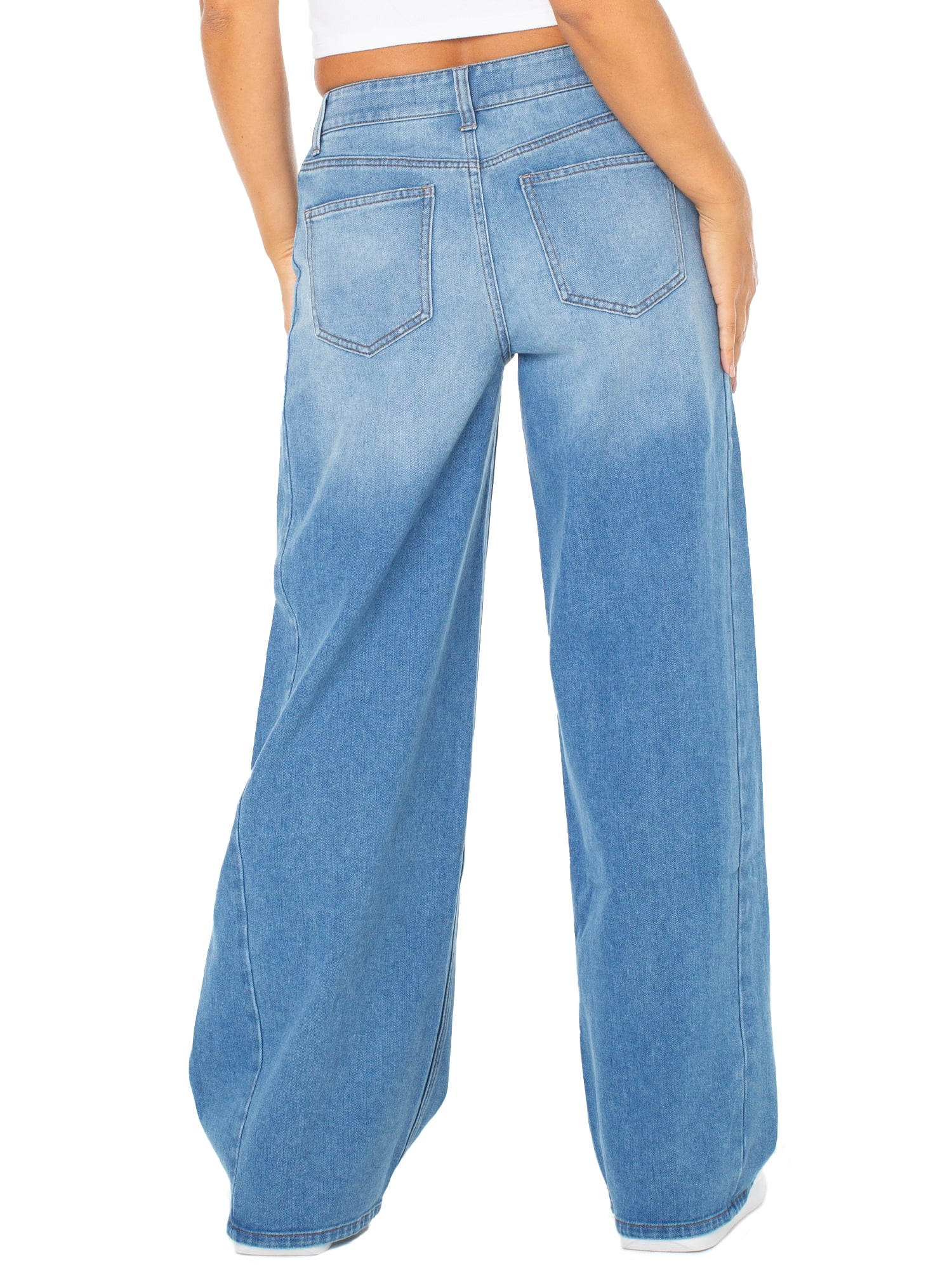Celebrity Pink Wide Leg Trouser Pocket Jean