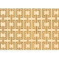 thumbnail image 1 of Ahgly Company Indoor Rectangle Solid Orange Modern Area Rugs, 7' x 10', 1 of 4