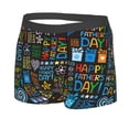 thumbnail image 2 of KLL Happy Father Day Men's Cotton Boxer Briefs Underwear-X-Large, 2 of 9