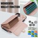 thumbnail image 3 of iPhone 16 RFID Para Que Bloquea la Funda Protectora para Billetera, Funda Tapa Magnética, Bolsillo con Ranuras para Múltiples Tarjetas con Correa para el Hombro y Correa para la Muñeca Desmontables, 3 of 8