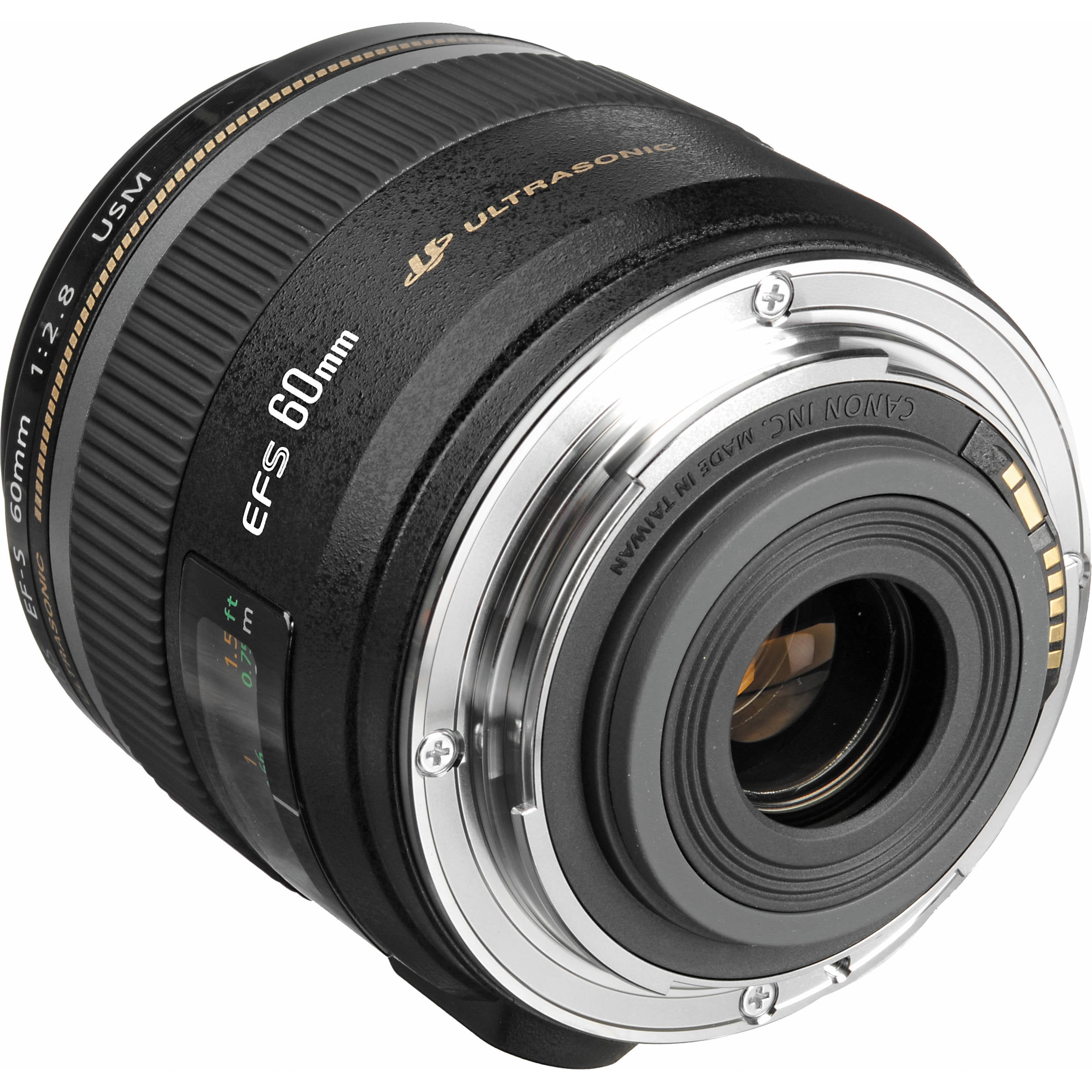 Canon EF-S 60mm f/2.8 Macro USM Fixed Lens for Canon SLR Cameras 