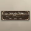 Grandchildren Personalized 6x18 Canvas
