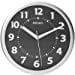thumbnail image 3 of Seiko Wall Clock Silver-Tone Metallic Case Luminous Numerals, 3 of 9